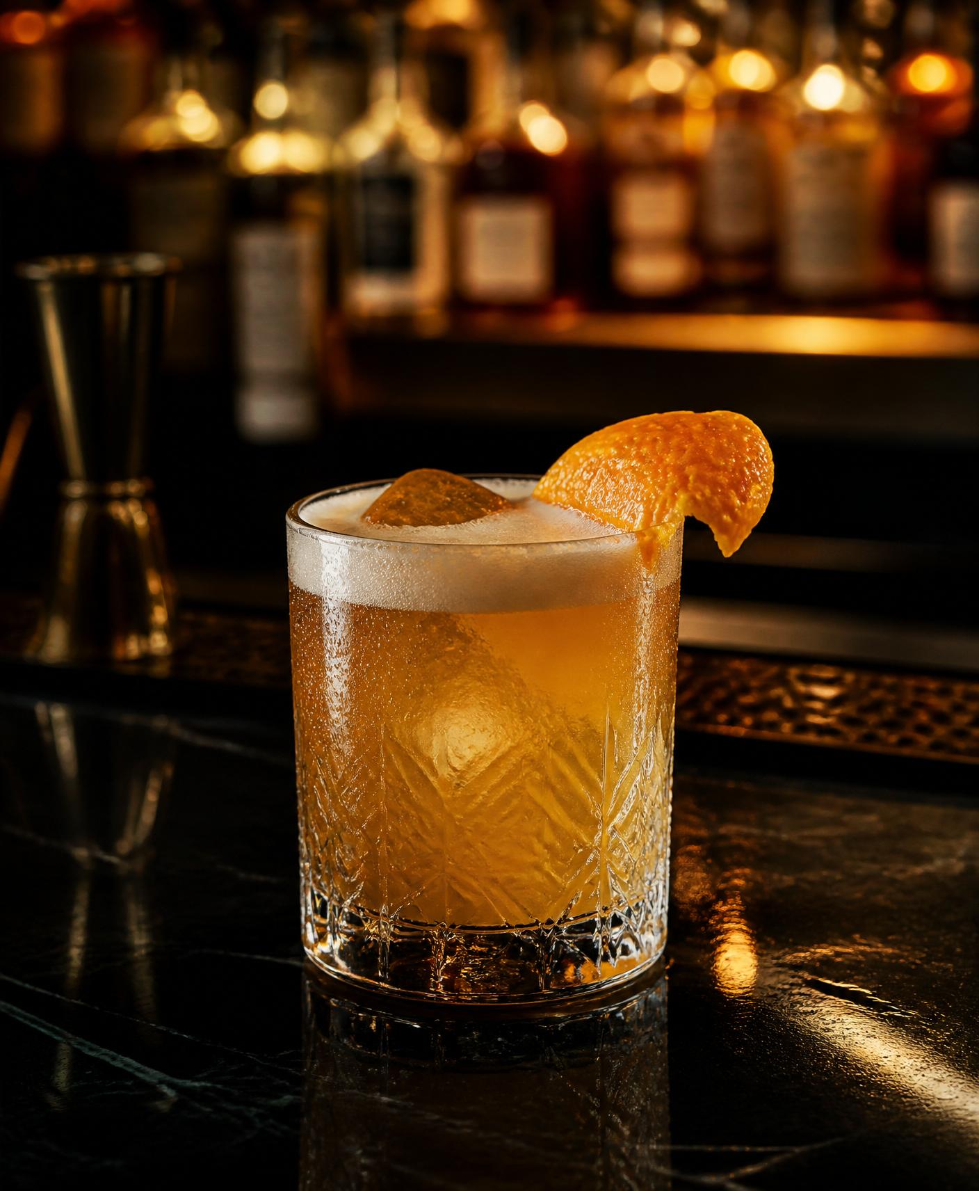 Cocktails on the XYLON bar top