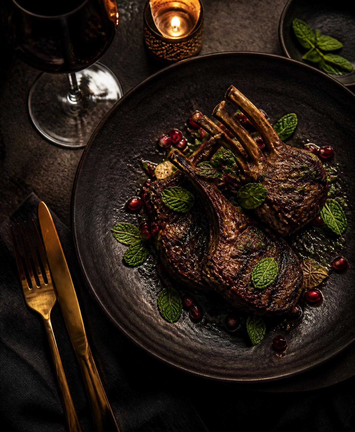 A plated dish served late at the XYLON kitchen